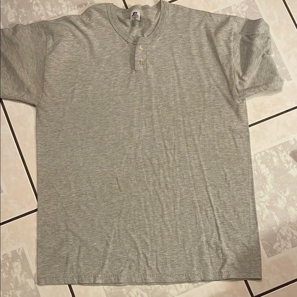 Russell Athletic Other - Russell Athletic Light Gray Casual Button Down Shirt